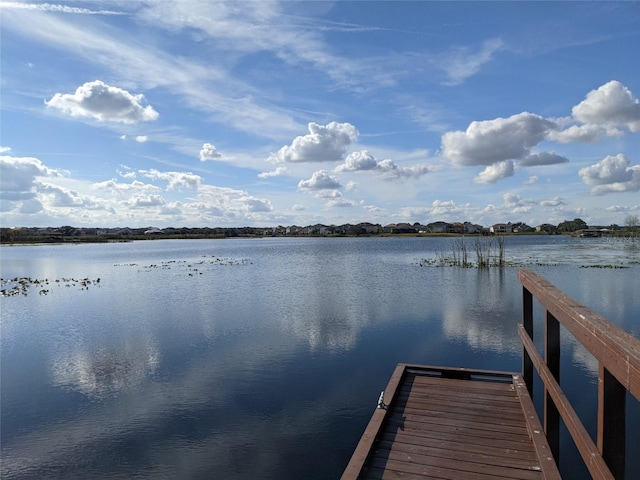 dock with a water view