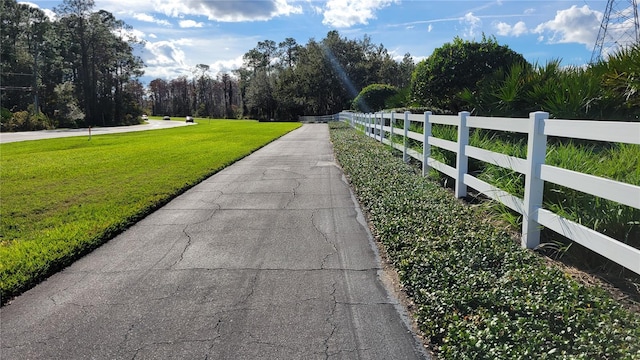 view of road