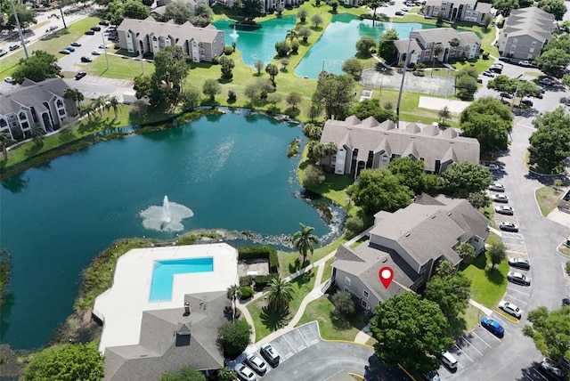 4704 Walden Cir Unit 21, Orlando, FL 32811 - aerial view of residential area with a large body of water and a pool