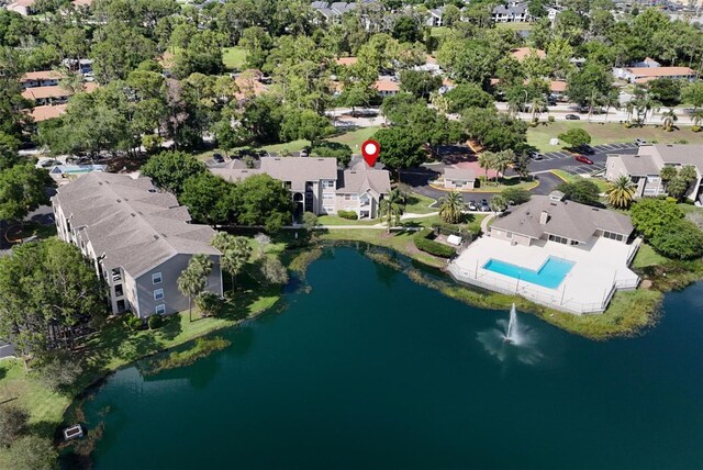 4704 Walden Cir Unit 21, Orlando, FL 32811 - aerial perspective of suburban area featuring a nearby body of water and a pool