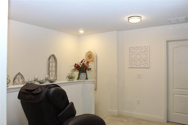 5897 Soter Ln, Windermere, FL 34786 - sitting room with light colored carpet and baseboards