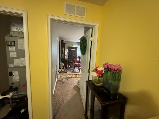 8171 Gopher Tortoise Trl, Lehigh Acres, FL 33974 - corridor featuring carpet flooring