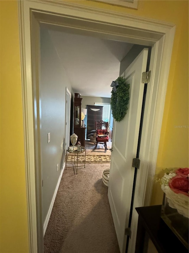 8171 Gopher Tortoise Trl, Lehigh Acres, FL 33974 - hall featuring carpet and baseboards