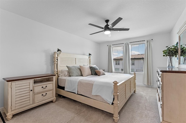 8460 Sperry St, Orlando, FL 32827 - bedroom with light carpet and a ceiling fan