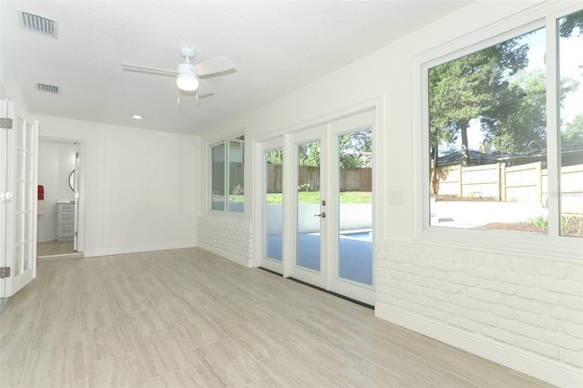 1204 Duncan Ct, Longwood, FL 32779 - unfurnished sunroom featuring french doors and plenty of natural light