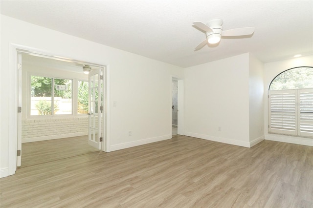 1204 Duncan Ct, Longwood, FL 32779 - spare room featuring light wood-style floors and a ceiling fan