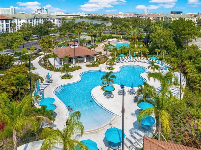 4013 Breakview Dr Unit A407, Orlando, FL 32819 - community pool with a patio area
