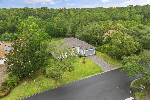 4528 Yorkshire Ln, Kissimmee, FL 34758 - aerial view of property and surrounding area with a forest
