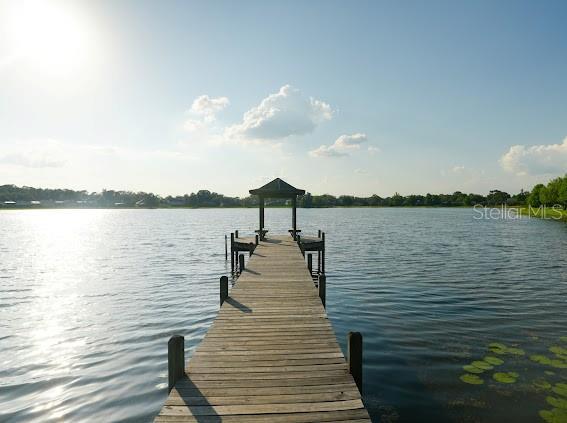 208 Frinton Cv, Longwood, FL 32779 - dock with a water view