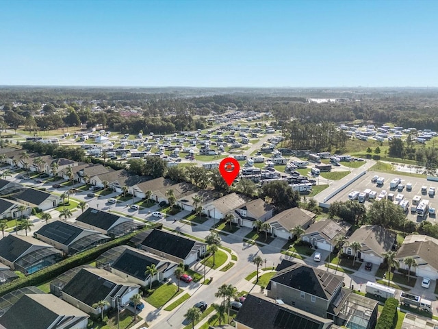 2115 Morning Star Dr, Clermont, FL 34714 - aerial view of property and surrounding area with nearby suburban area
