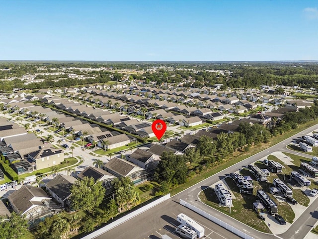 2115 Morning Star Dr, Clermont, FL 34714 - aerial view of property and surrounding area with nearby suburban area