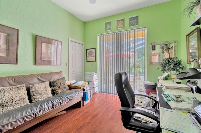 14680 Linden Dr, Spring Hill, FL 34609 - home office featuring wood finished floors