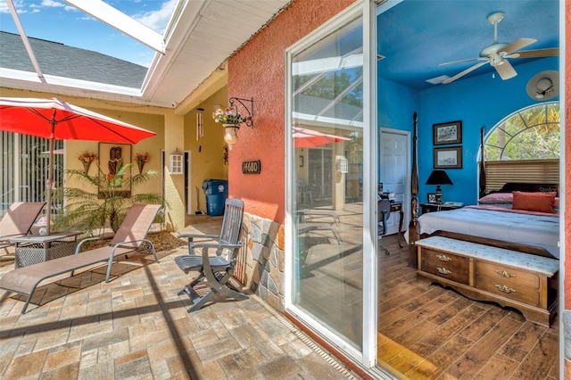 14680 Linden Dr, Spring Hill, FL 34609 - bedroom featuring a skylight