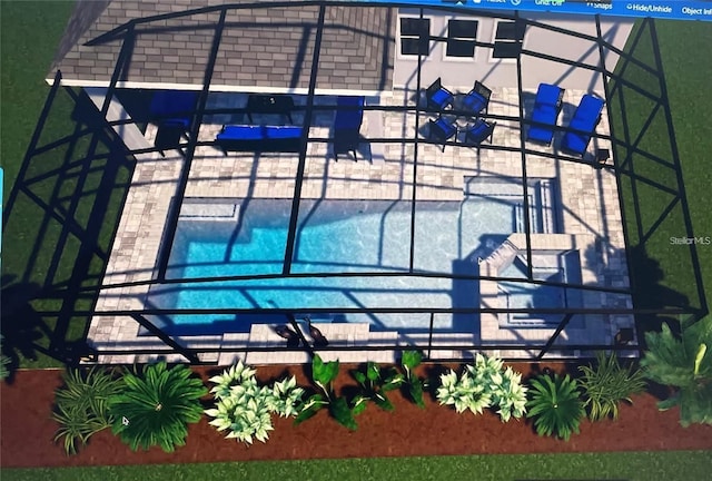 view of pool