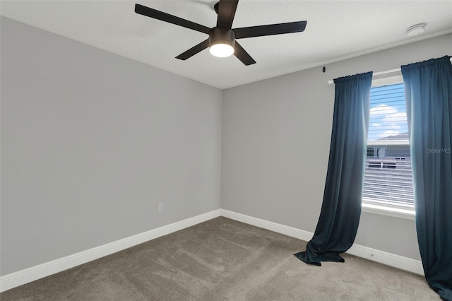 15975 Marina Bay Dr, Winter Garden, FL 34787 - carpeted spare room featuring a ceiling fan and baseboards