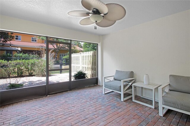 6941 Piazza St, Orlando, FL 32819 - sunroom / solarium with ceiling fan