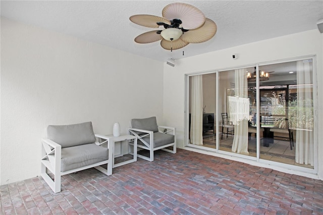 6941 Piazza St, Orlando, FL 32819 - view of patio with a ceiling fan