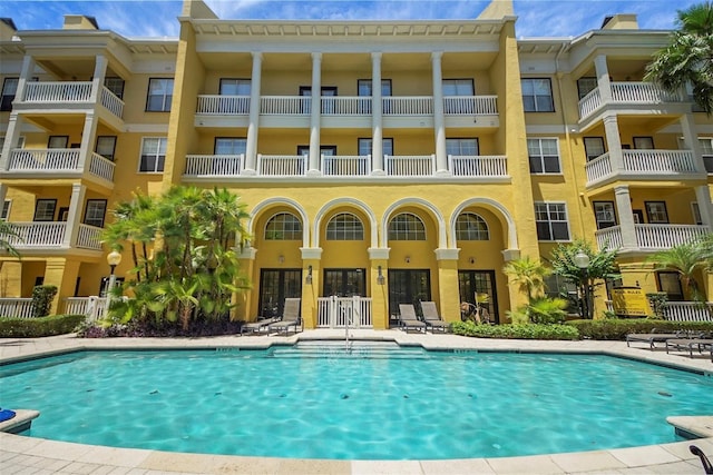 view of pool