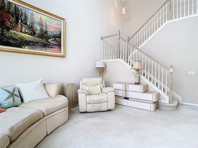 7323 Cypress Grove Rd Unit 87, Orlando, FL 32819 - carpeted living area with stairway