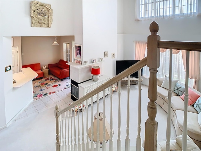 7323 Cypress Grove Rd Unit 87, Orlando, FL 32819 - staircase with tile patterned flooring