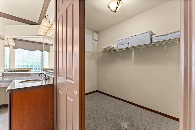 3041 Boating Blvd, Kissimmee, FL 34746 - walk in closet featuring a sink and carpet flooring