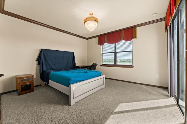3041 Boating Blvd, Kissimmee, FL 34746 - bedroom featuring crown molding, carpet flooring, and baseboards