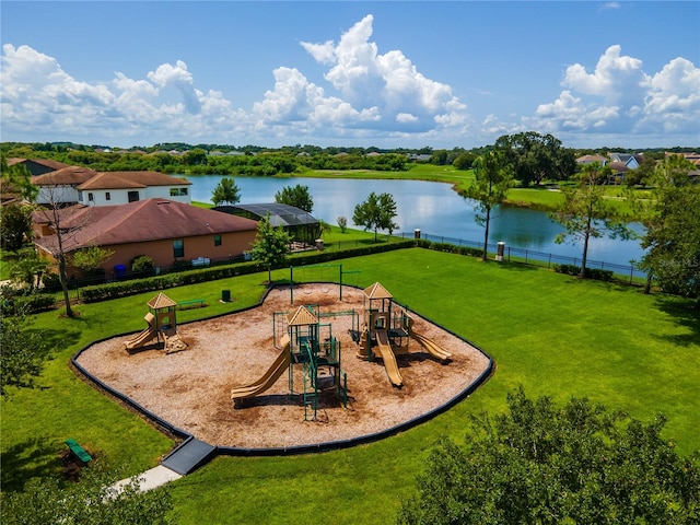 3041 Boating Blvd, Kissimmee, FL 34746 - community play area with a water view