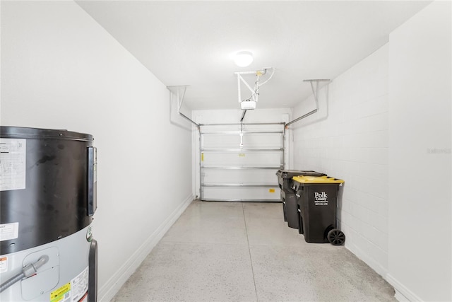 1396 Mirabella Cir, Davenport, FL 33897 - garage featuring hybrid water heater and baseboards