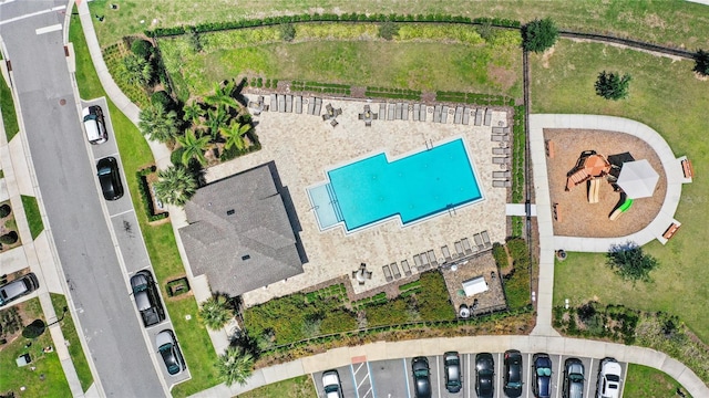 1396 Mirabella Cir, Davenport, FL 33897 - bird's eye view of a pool
