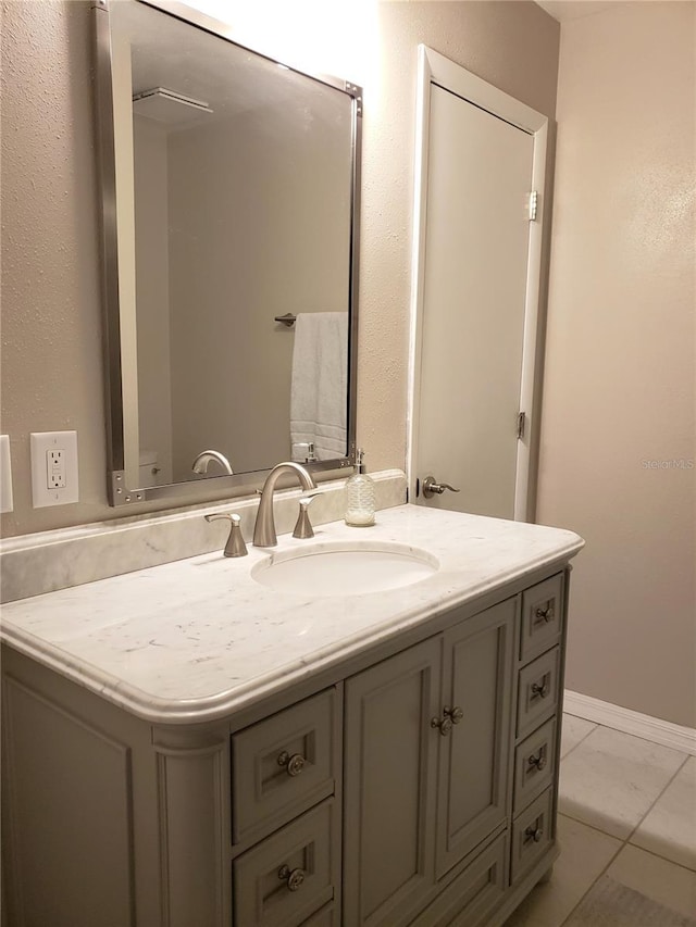 983 Bucksaw Pl, Longwood, FL 32750 - bathroom with vanity and marble finish flooring