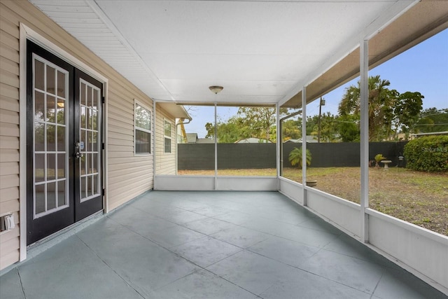 490 Shoreview Ave, Winter Park, FL 32789 - unfurnished sunroom with french doors