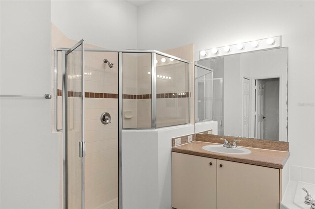 4520 Barrister Dr, Clermont, FL 34711 - full bathroom with a shower stall and vanity