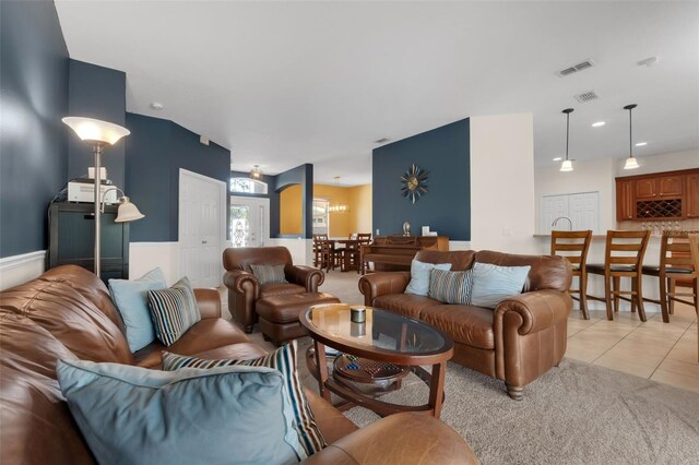 2801 Boat Cove Cir, Kissimmee, FL 34746 - living area with light tile patterned floors