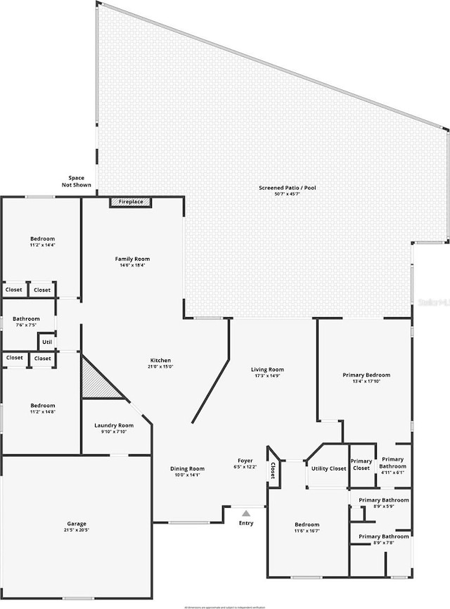 5370 Whispering Pine Cir, Saint Cloud, FL 34771 - floor plan / room layout