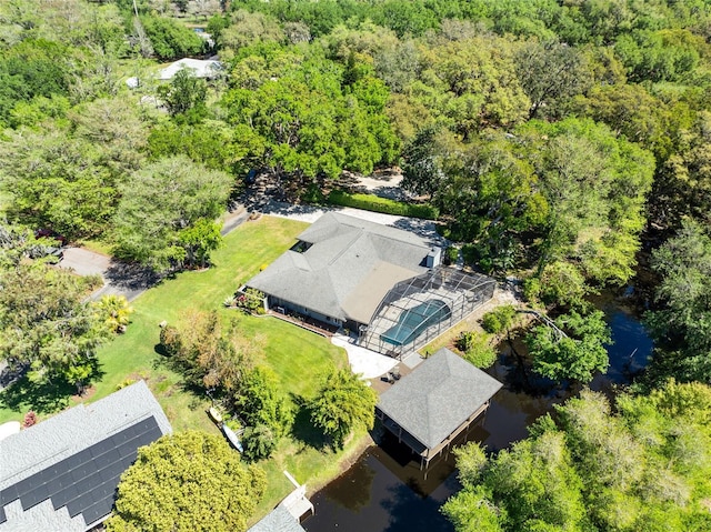 5370 Whispering Pine Cir, Saint Cloud, FL 34771 - aerial view of a nearby body of water and a forest