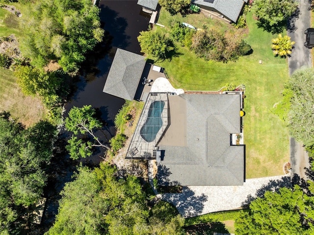 5370 Whispering Pine Cir, Saint Cloud, FL 34771 - drone / aerial view of a pool