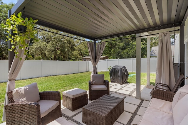 146 E 15th St, Apopka, FL 32703 - view of patio with an outdoor living space