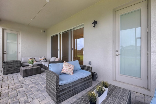 view of patio / terrace featuring outdoor lounge area