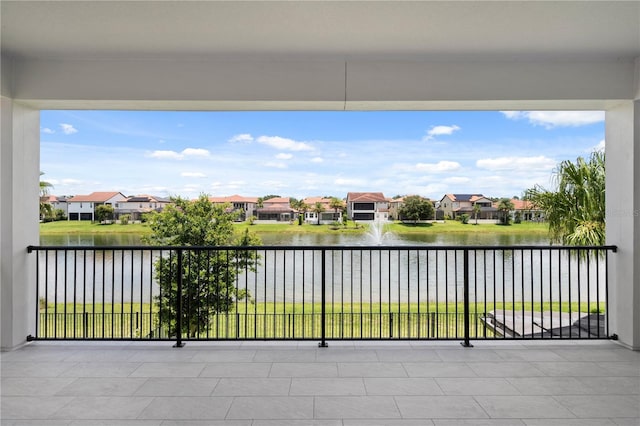 10529 Royal Cypress Way, Orlando, FL 32836 - balcony featuring a water view and a residential view