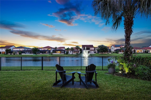 10529 Royal Cypress Way, Orlando, FL 32836 - view of yard featuring a residential view and a water view