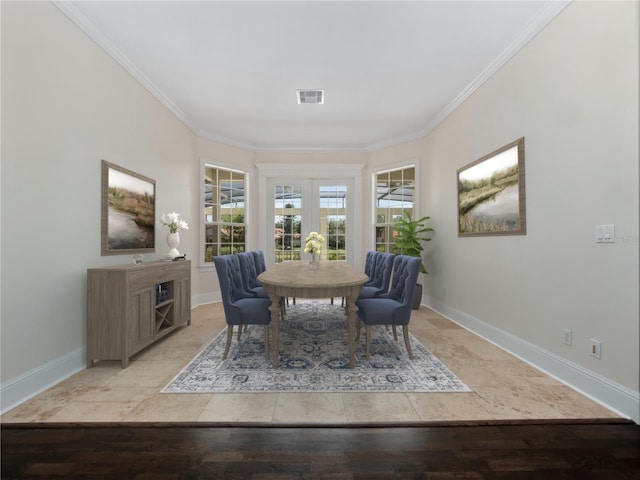 6161 Blakeford Dr, Windermere, FL 34786 - dining space featuring ornamental molding