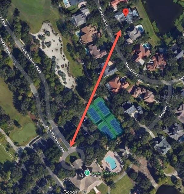 6161 Blakeford Dr, Windermere, FL 34786 - aerial map of property and surrounding area