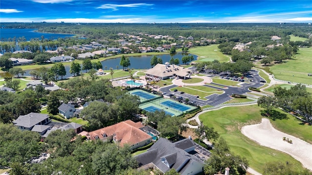 6161 Blakeford Dr, Windermere, FL 34786 - aerial view of property's location with a large body of water, nearby suburban area, and a golf club