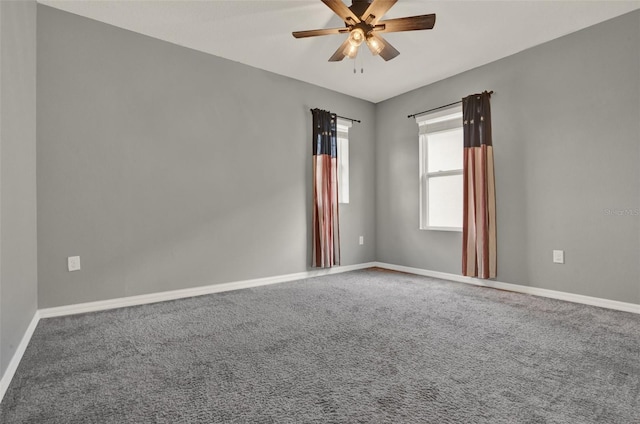 5967 Churchill Square Way, Groveland, FL 34736 - carpeted spare room with a ceiling fan and baseboards
