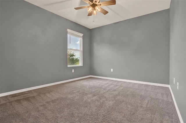 5967 Churchill Square Way, Groveland, FL 34736 - empty room featuring ceiling fan, carpet flooring, and baseboards