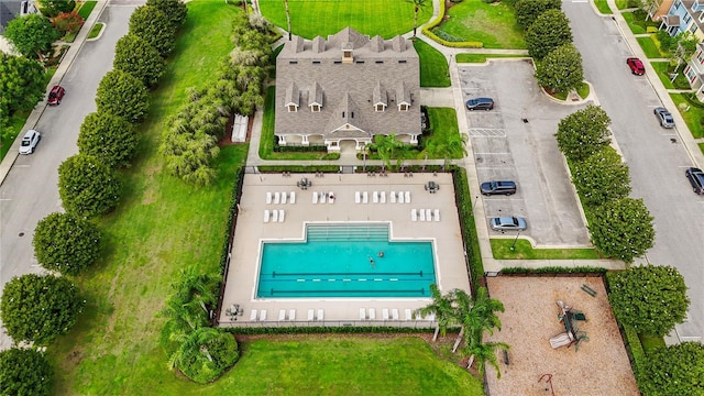 2125 Shackley Pl, Apopka, FL 32703 - drone / aerial view of a pool