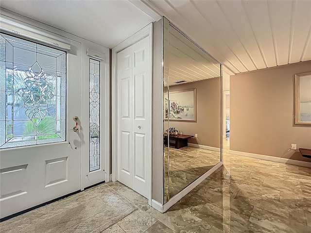 103 Red Cedar Dr, Longwood, FL 32779 - entrance foyer featuring marble finish floors and baseboards