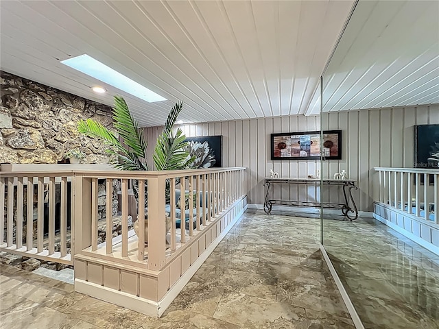 103 Red Cedar Dr, Longwood, FL 32779 - corridor featuring a skylight