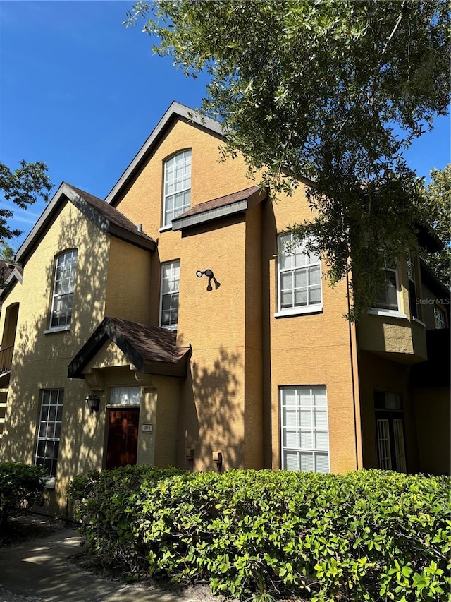 multi unit property with stucco siding