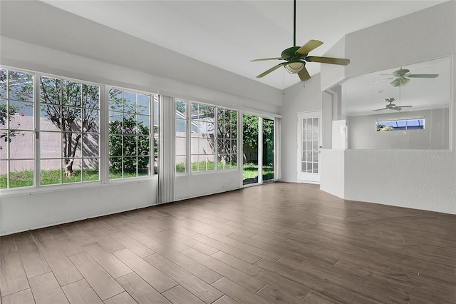 7900 Saint Giles Pl, Orlando, FL 32835 - unfurnished sunroom with healthy amount of natural light and vaulted ceiling